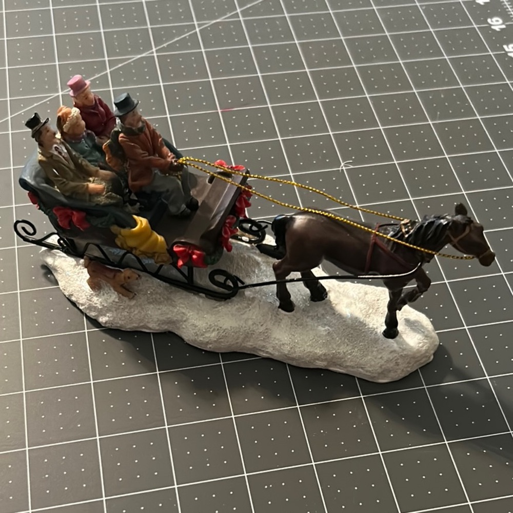 Village Horse-Drawn Sleigh Accessory
